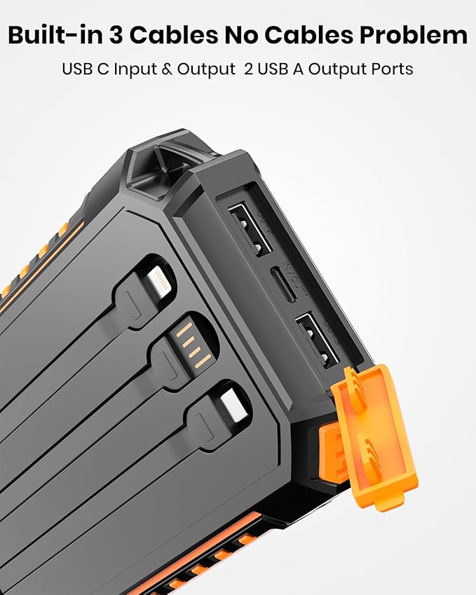 Batterie Externe Solaire 27 000 mAh